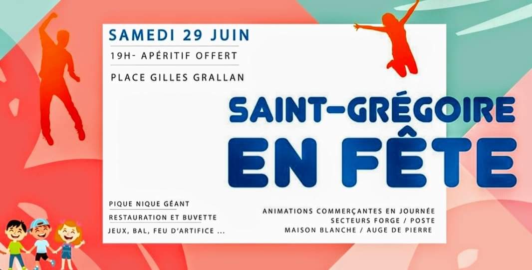 Saint-Grégoire en fête – samedi 29 juin 2019